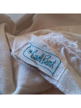 True Vintage Shorts 24" 24W sz 6 60s WHITE COTTON SIDE ZIPPER Carol Brent
